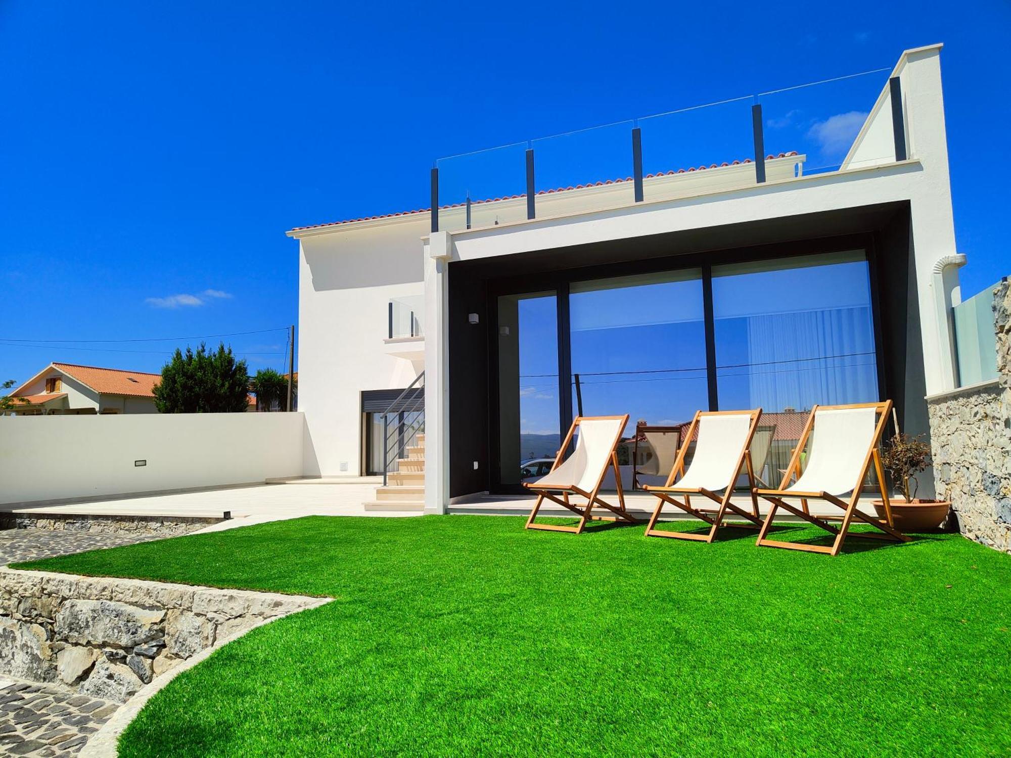 Casa De Lazer Da Cha Villa Alqueidão da Serra Екстериор снимка